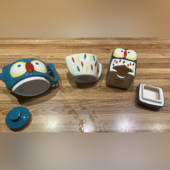 Twinings of London "Vintage Classics" Owl Tea For One Tea Caddy Cup & Pot NEW - Picture 13 of 15